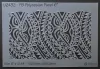 ibicci PB Polynesian Panel stencil 6"